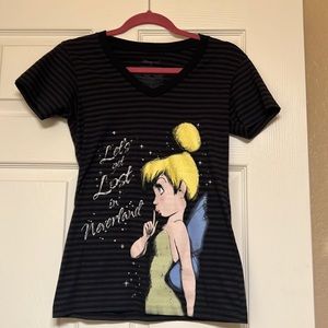 XS Disney Tinkerbell V-neck T shirt
